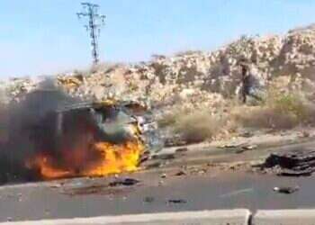 זירת החיסול. צילום: מהרשתות החברתיות, שימוש לפי סעיף 27 א' לחוק זכויות יוצרים